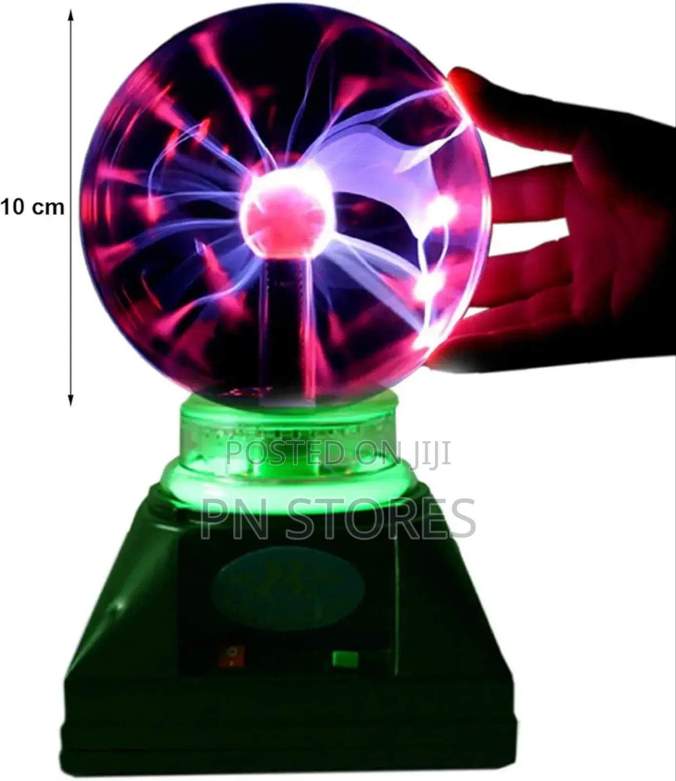 10cm Plasma Light Lamp Ball Finger Touch And Glow Home Decor