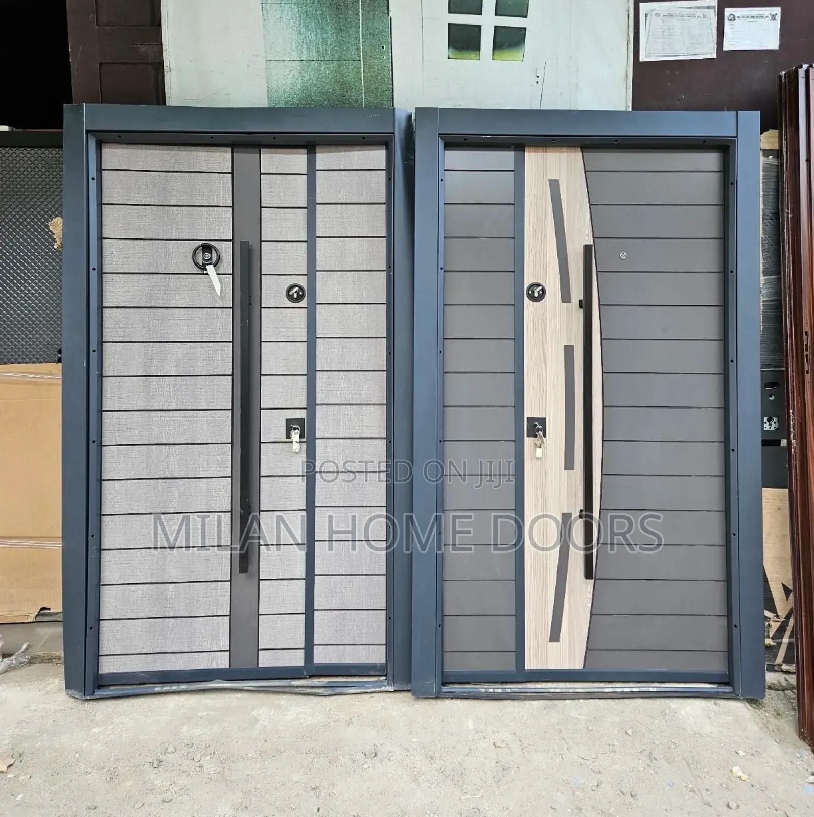 4ft by 7ft Turkish Wooden Security Doors