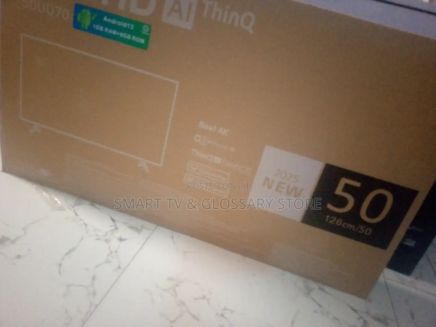 50 Inches LG With Building Showcasing Apps