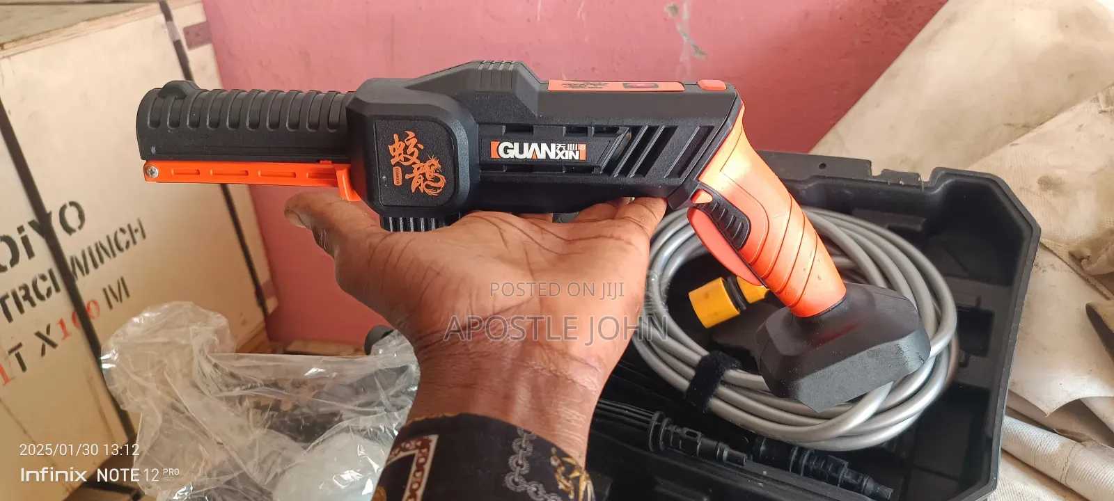 High Pressure Battery Car Wash