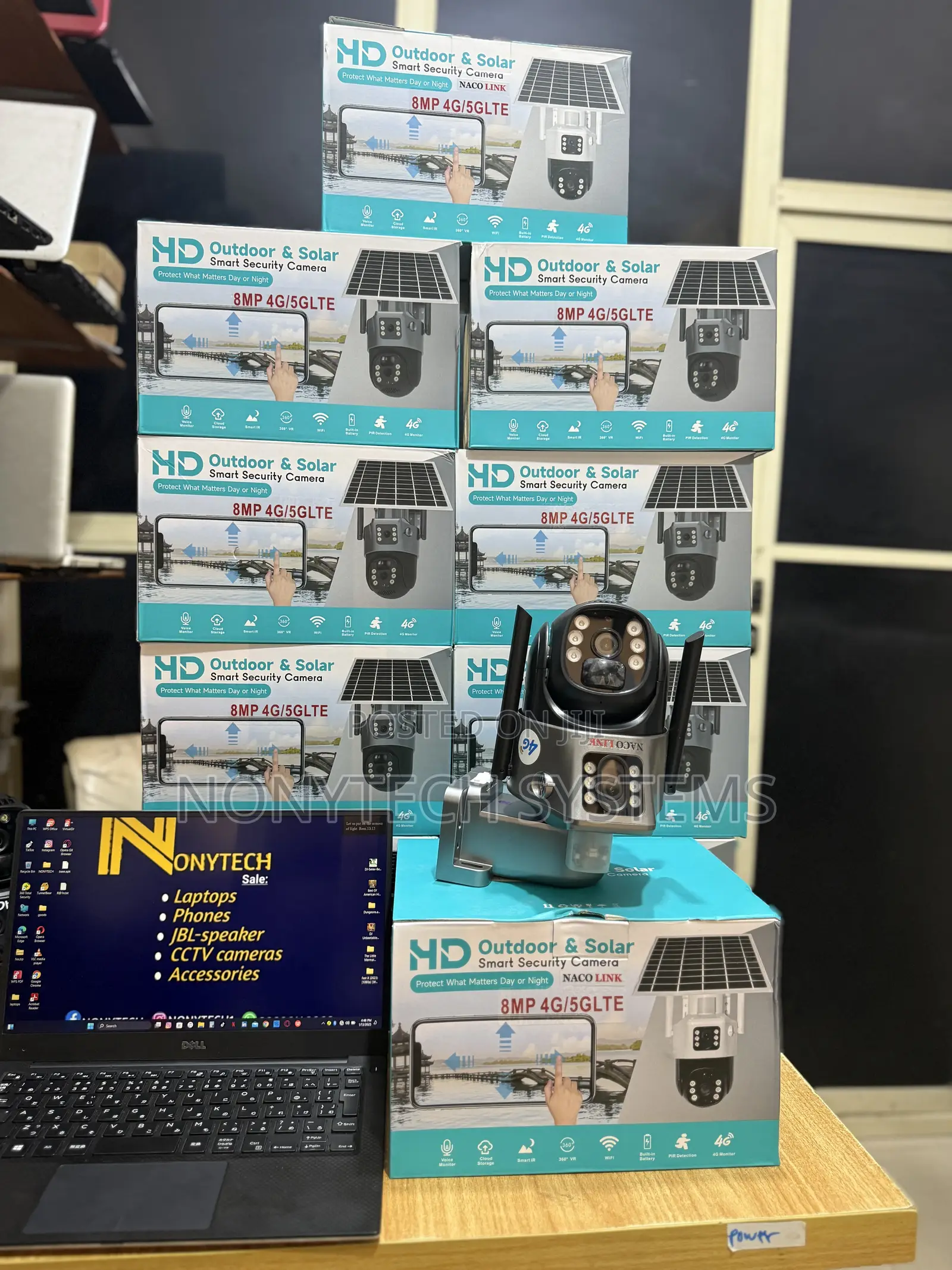 V380 Pro Solar PTZ Dual Lens Camera