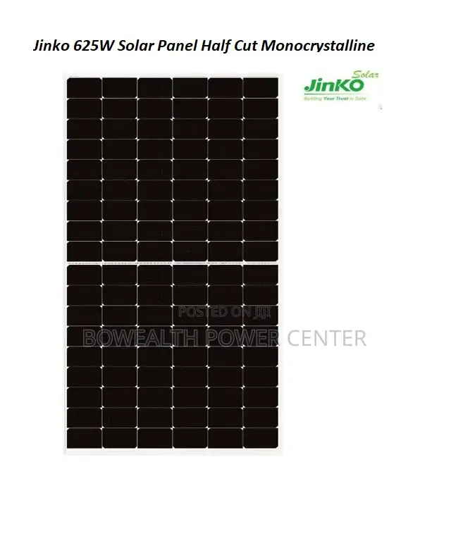 Jinko 585w Half Cut Monocrystalline Solar Panel