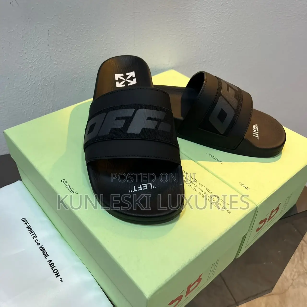 High Quality Off—White Slides Collections