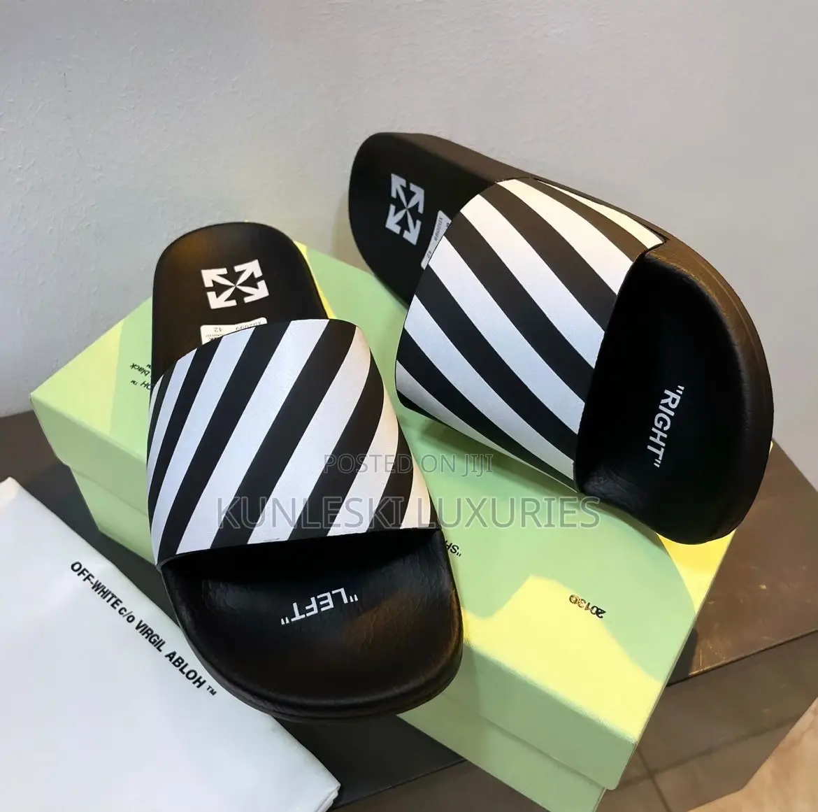 High Quality Off—White Slides Collections