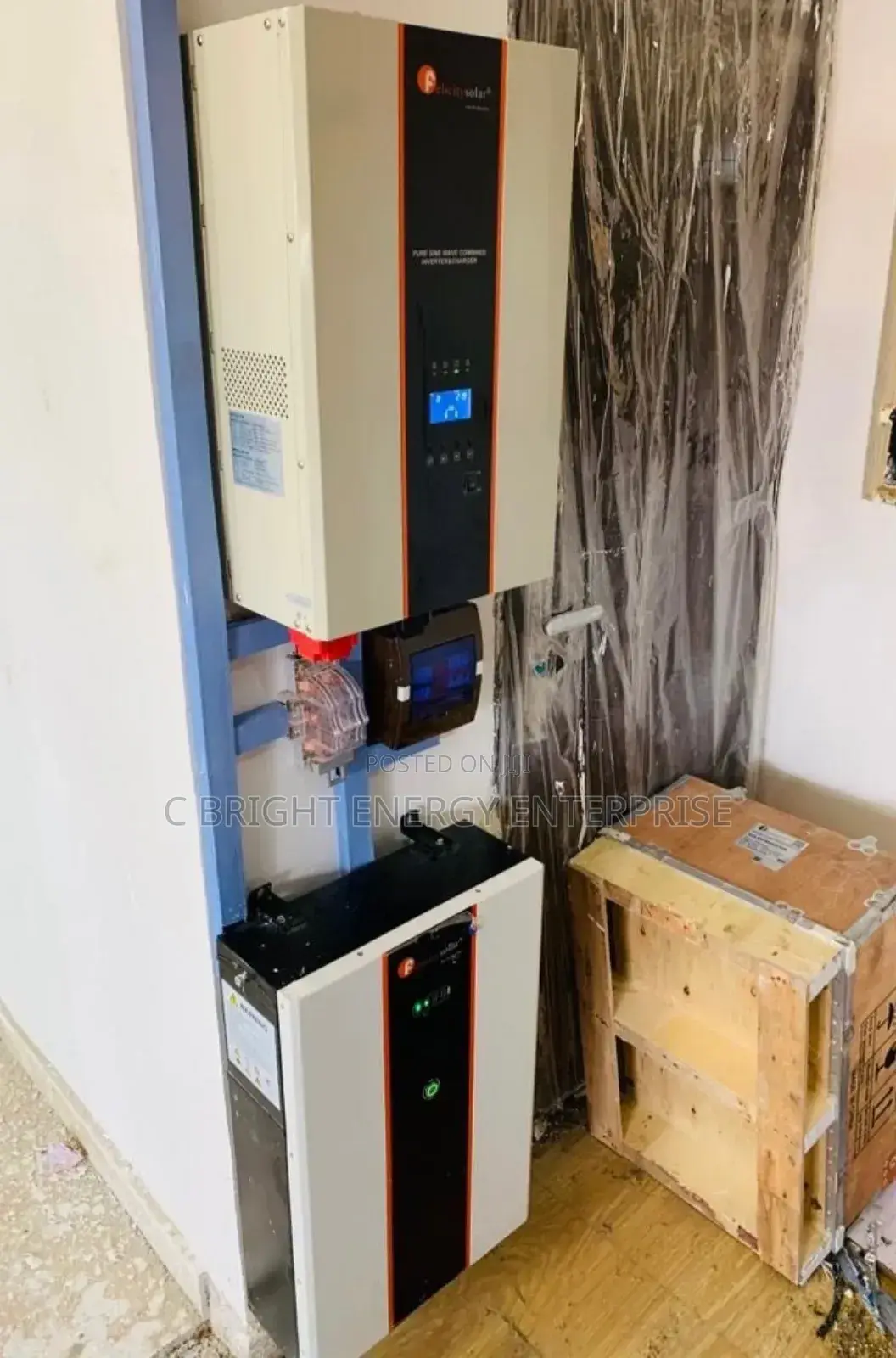 7.5kva/48v/10kwh Solar Powered Inverter Installation Setup