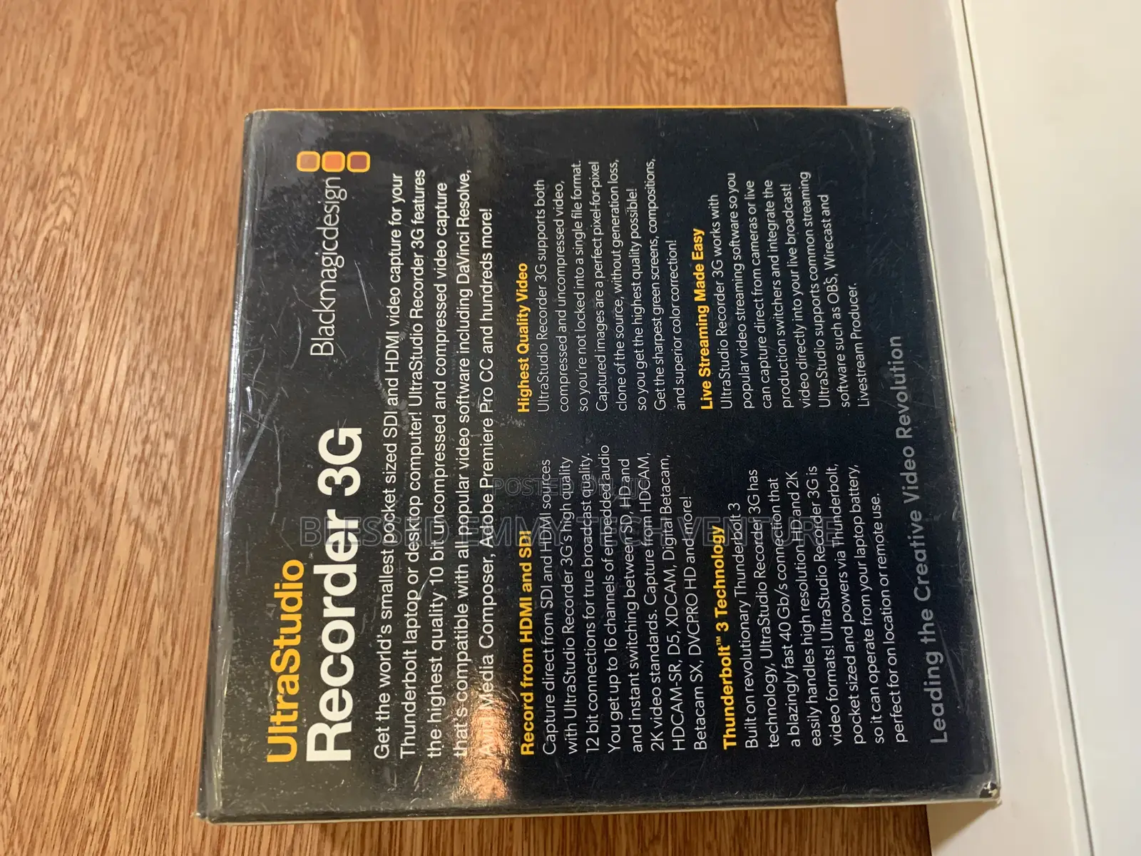 Blackmagic Design Ultrastudio Recorder 3G