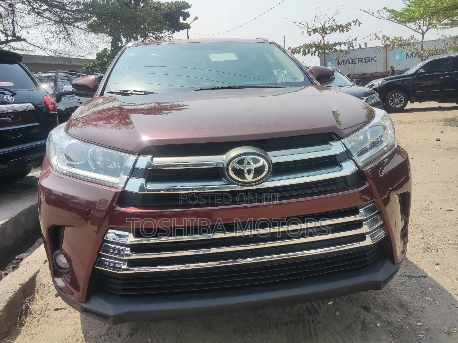 Toyota Highlander XLE V6 4x4 (3.5L 6cyl 6A) 2016 Red