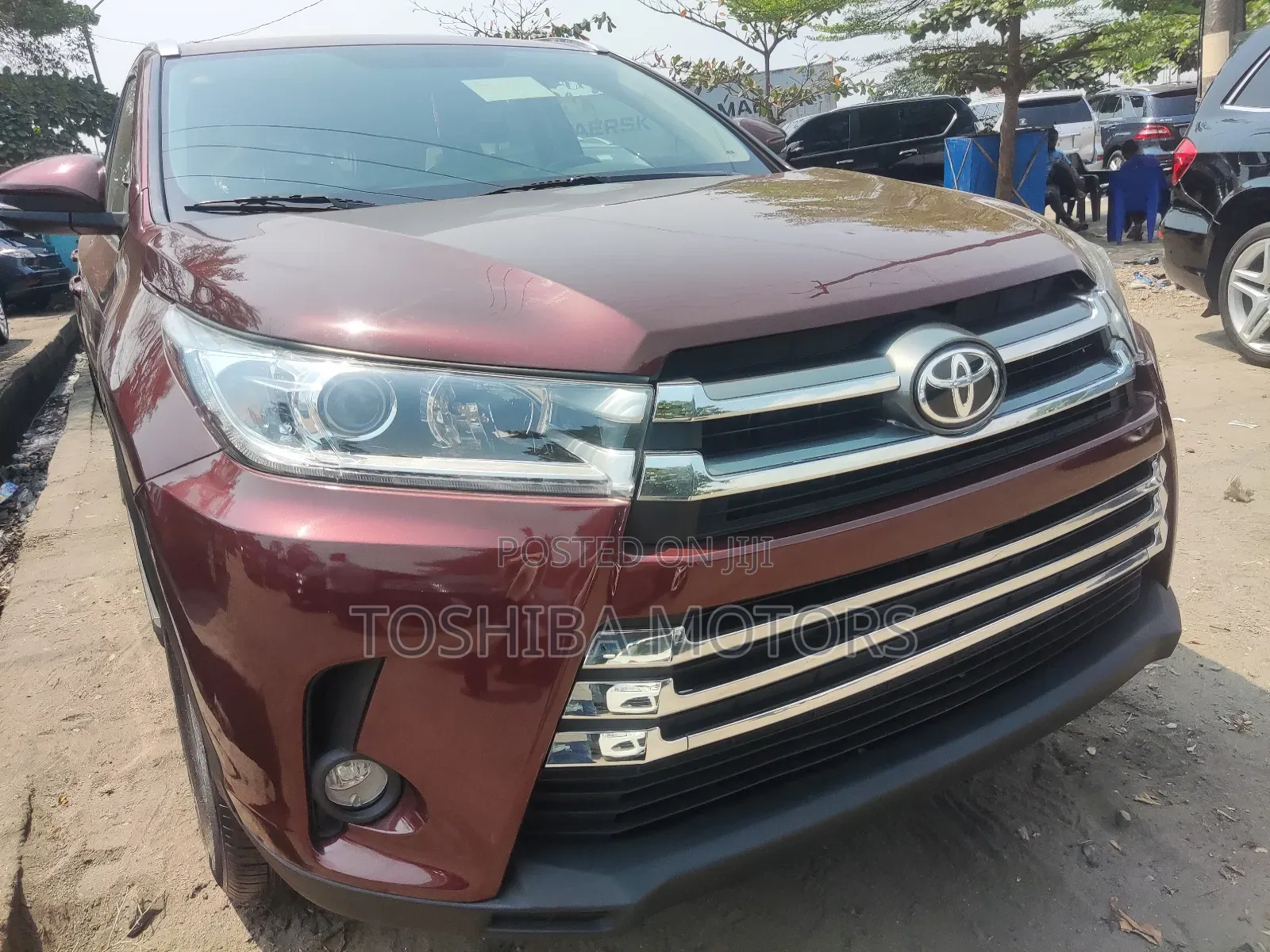 Toyota Highlander XLE V6 4x4 (3.5L 6cyl 6A) 2016 Red