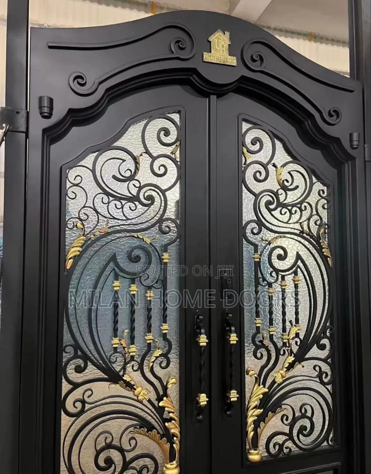 5ft by 8ft Wrought Iron Royal Security Door