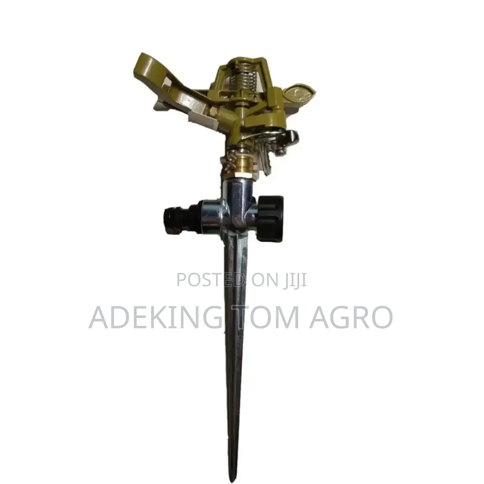 Metal Impulse Sprinkler With Zinc Spike