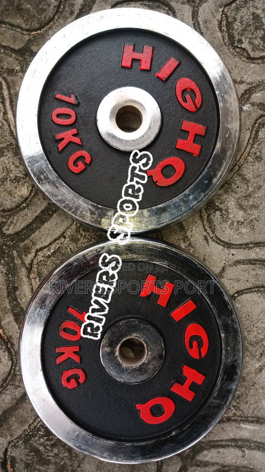 10kg Chrome Dumbbell Weight Plate