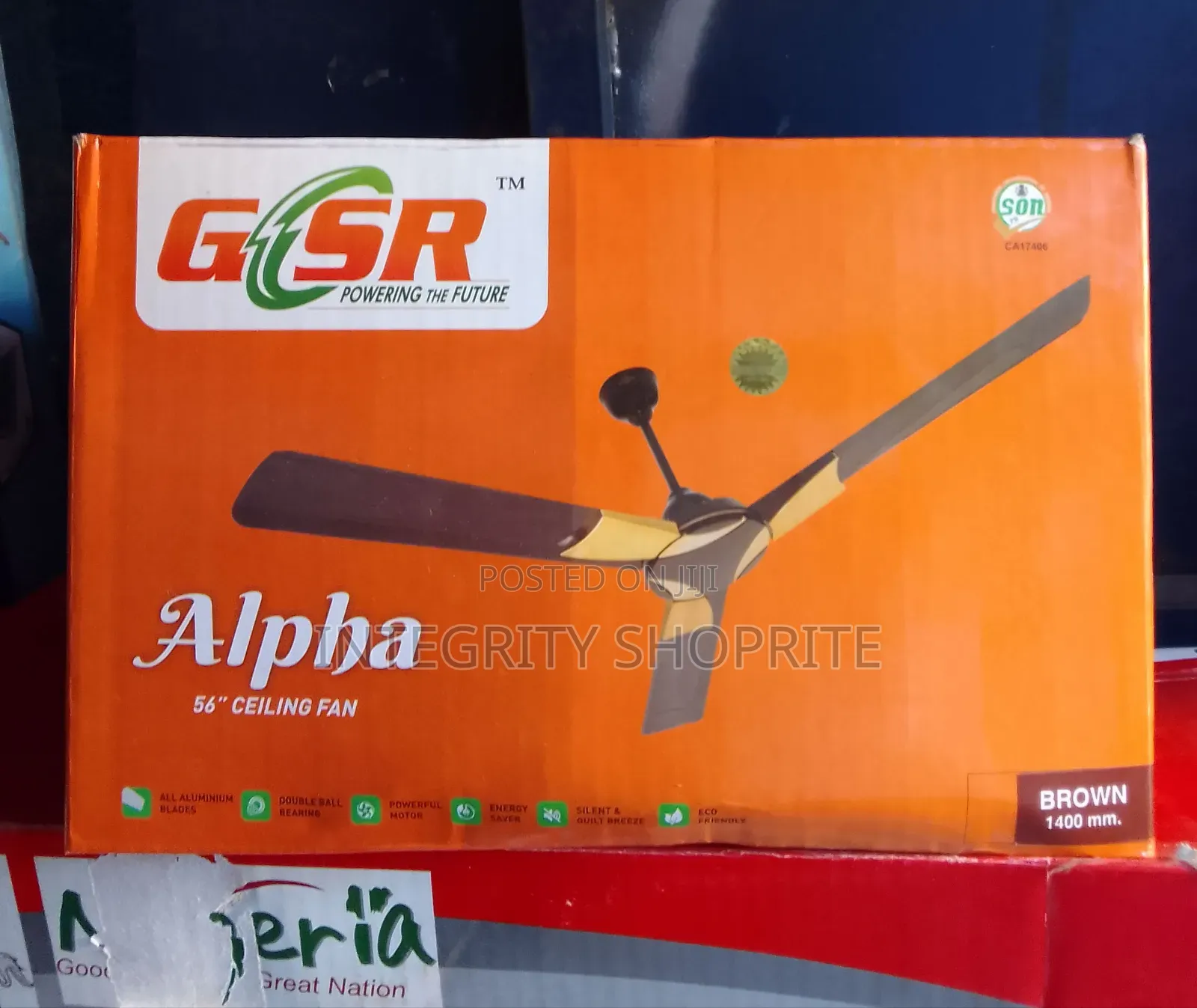 GSR Alpha 56inches Ceiling Fan