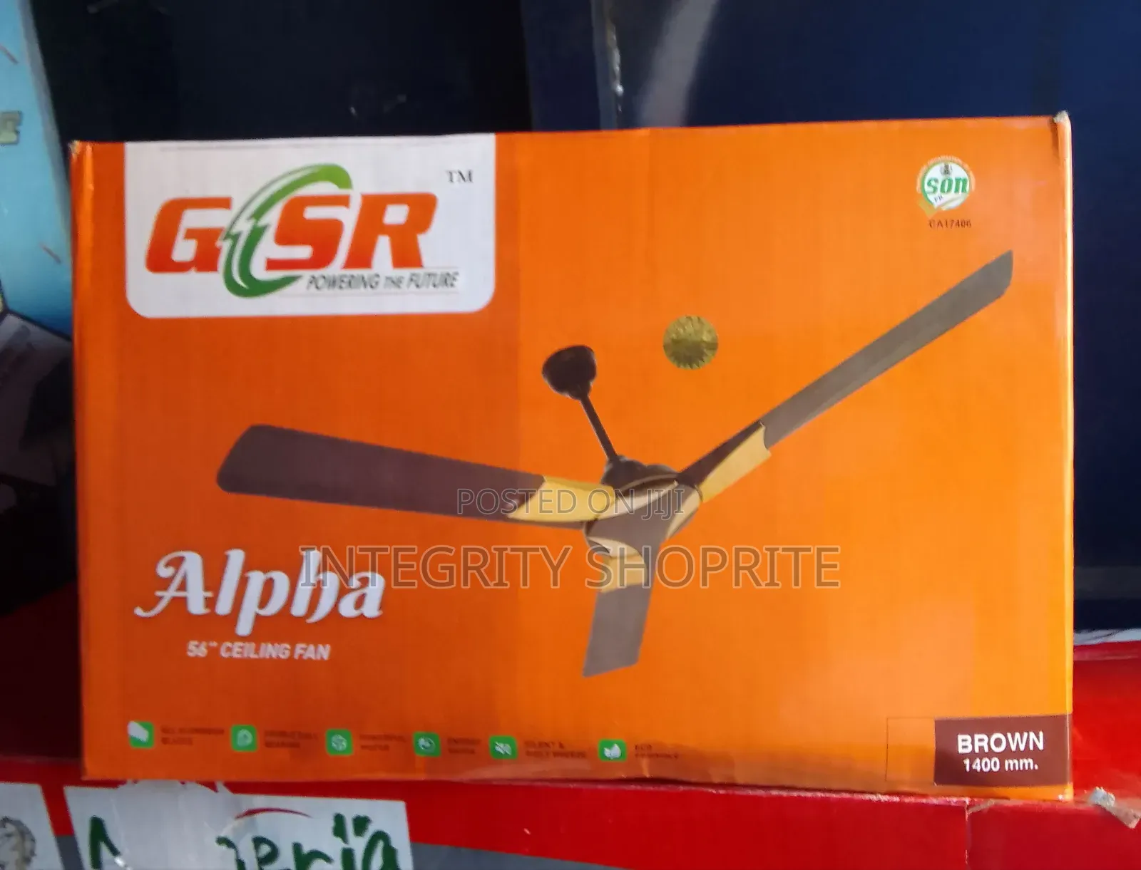 GSR Alpha 56inches Ceiling Fan