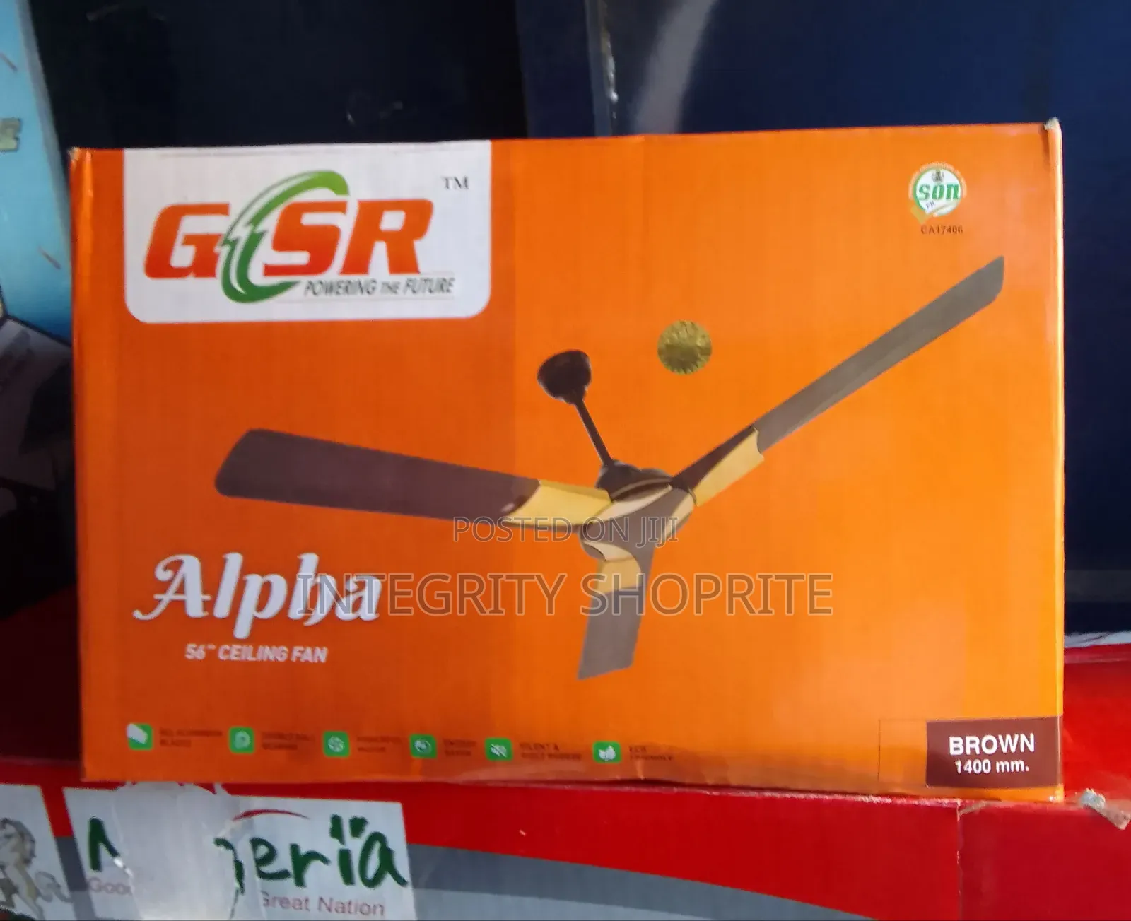 GSR Alpha 56inches Ceiling Fan