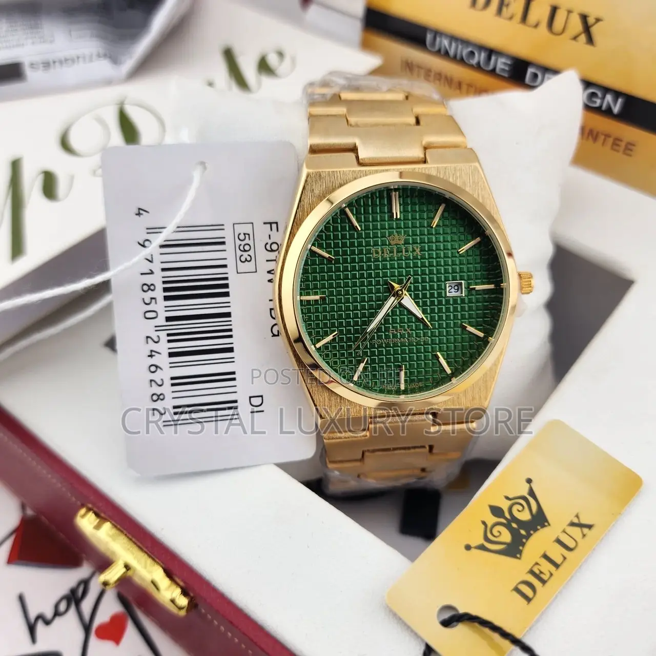 High Quality Men Dulux Chain Strap Wristwatch