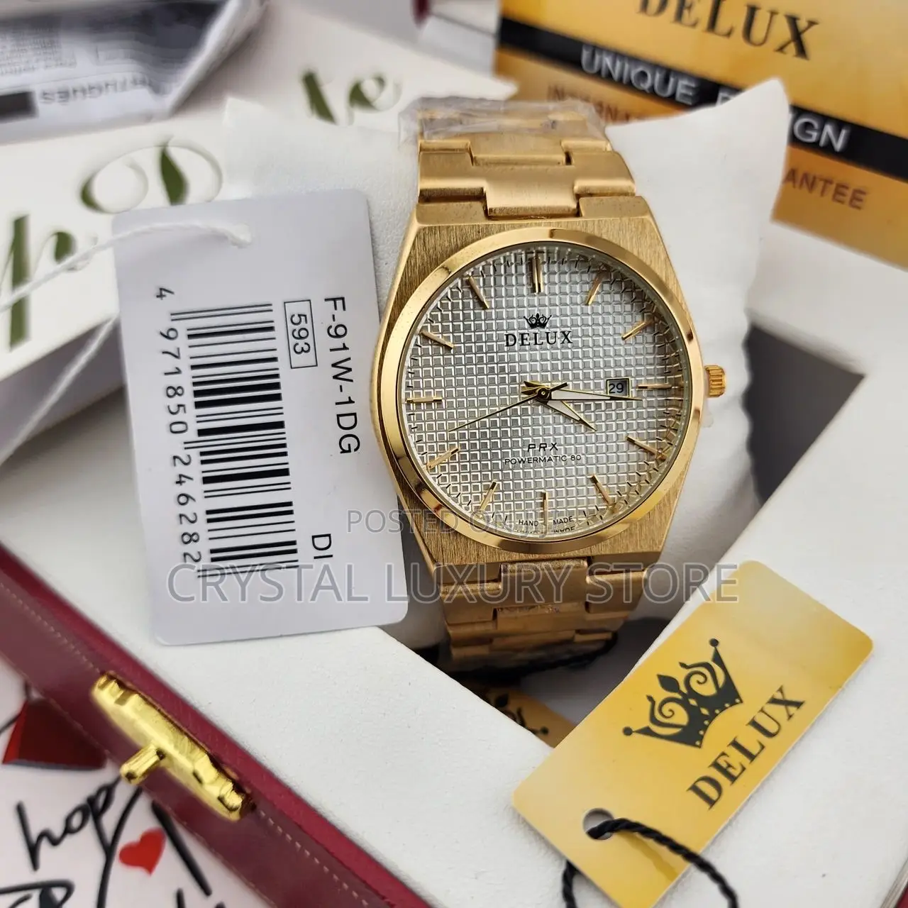 High Quality Men Dulux Chain Strap Wristwatch