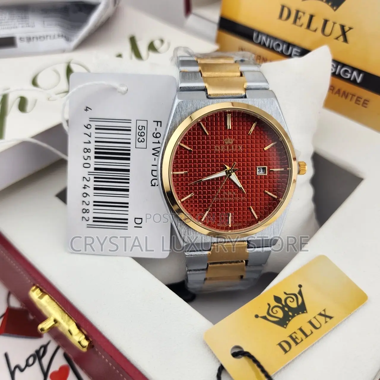 High Quality Men Dulux Chain Strap Wristwatch