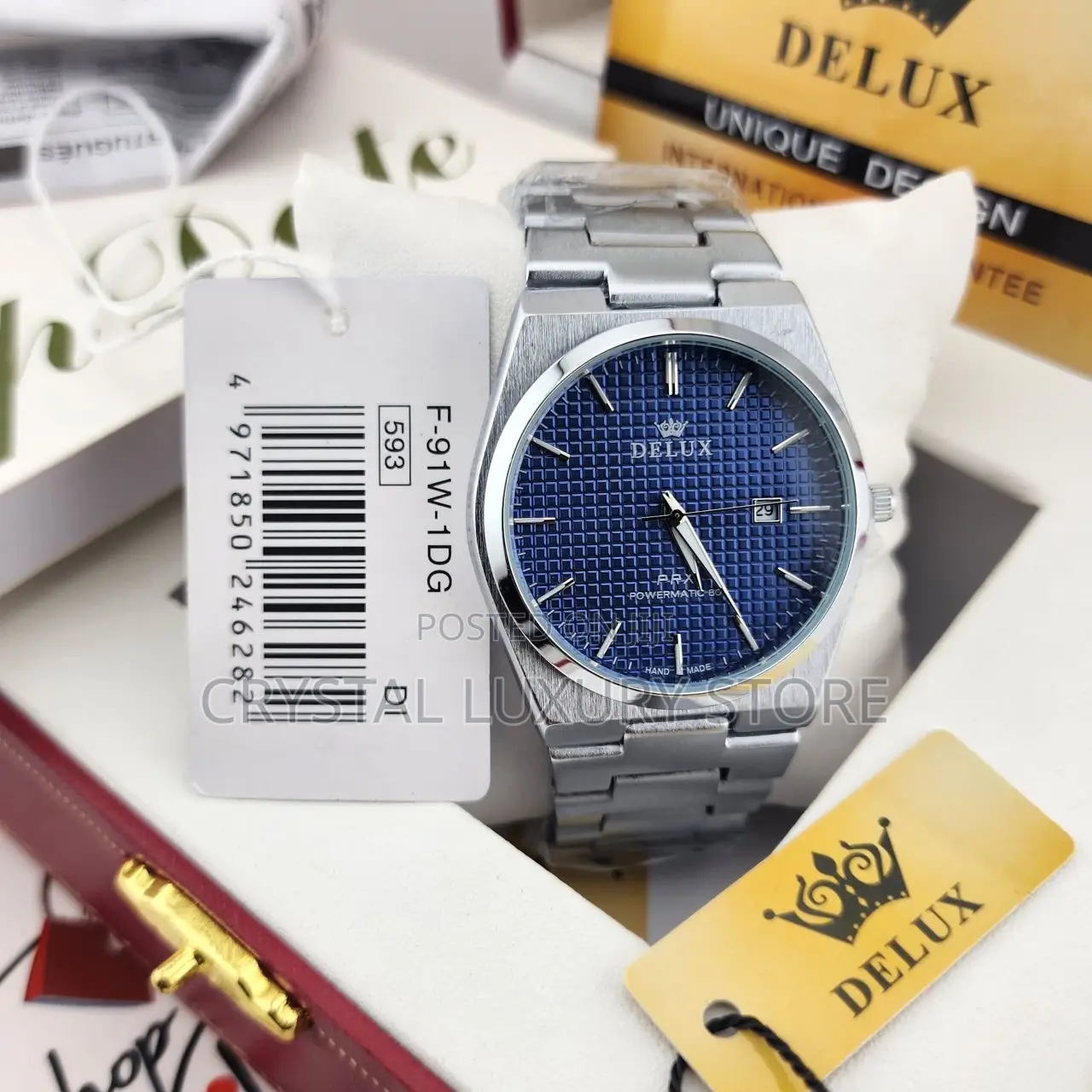 High Quality Men Dulux Chain Strap Wristwatch