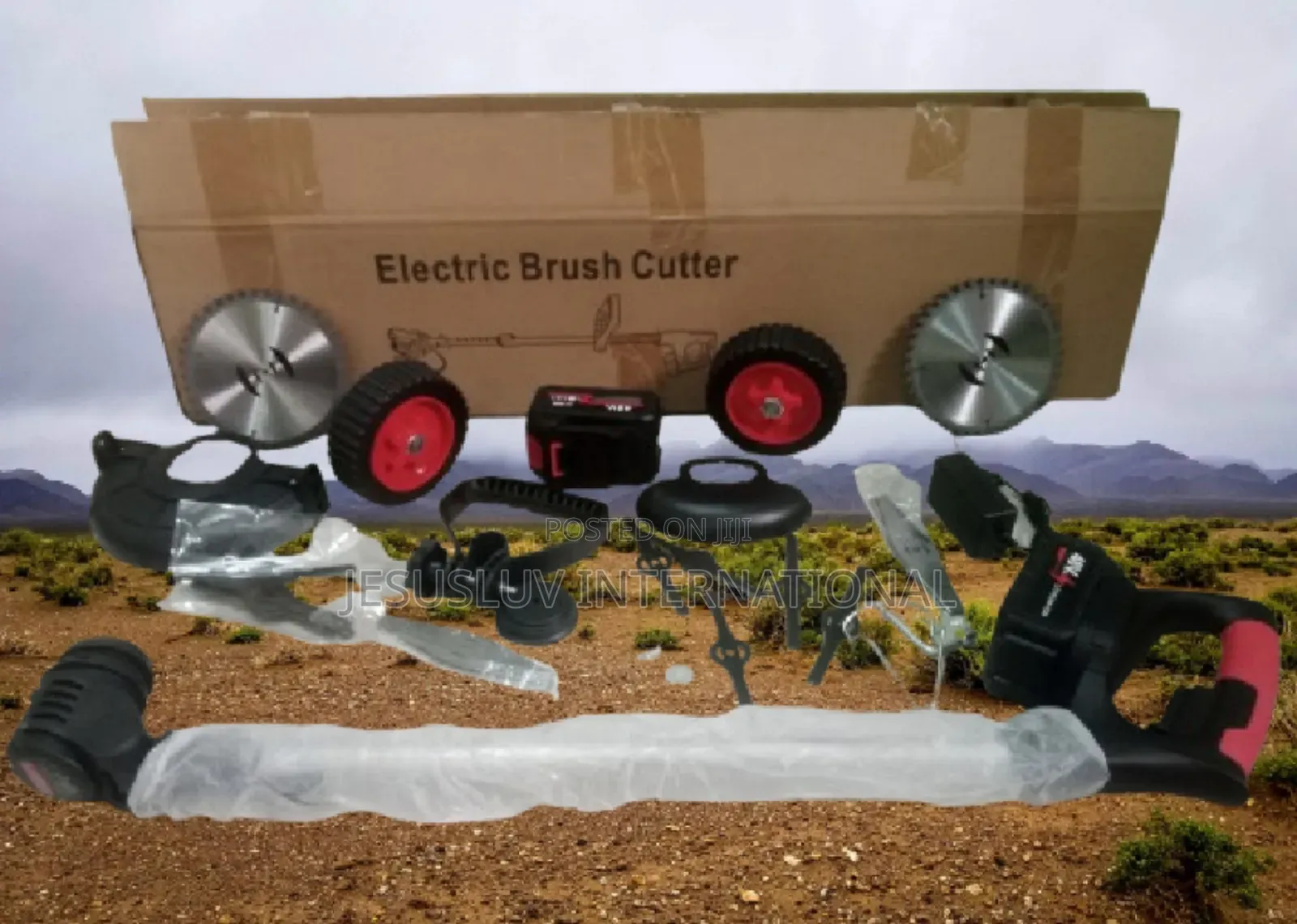Electric Brush Cutter/ Grass Trimmer With 48v Two Batteries