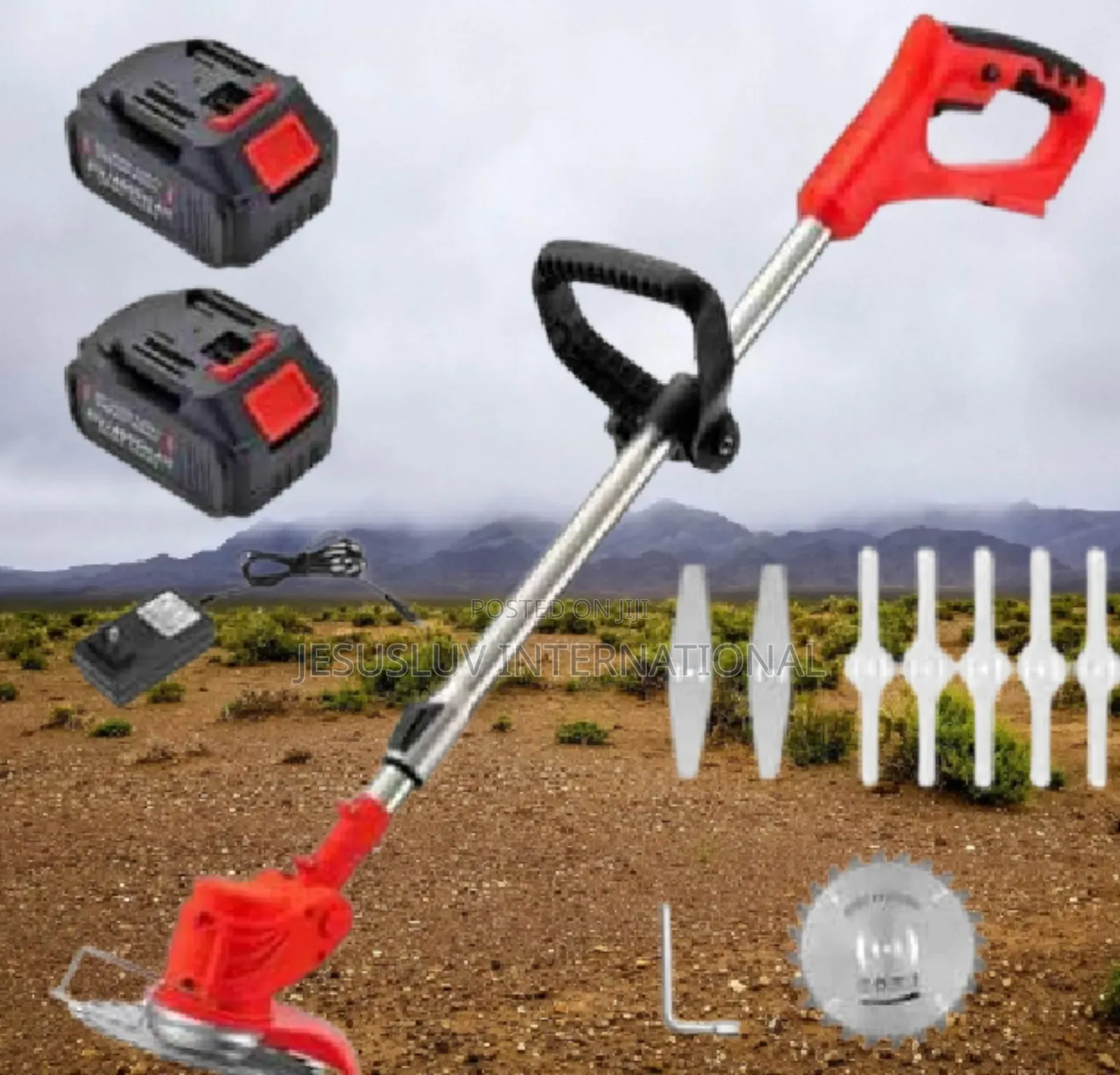 Electric Brush Cutter/ Grass Trimmer With 48v Two Batteries