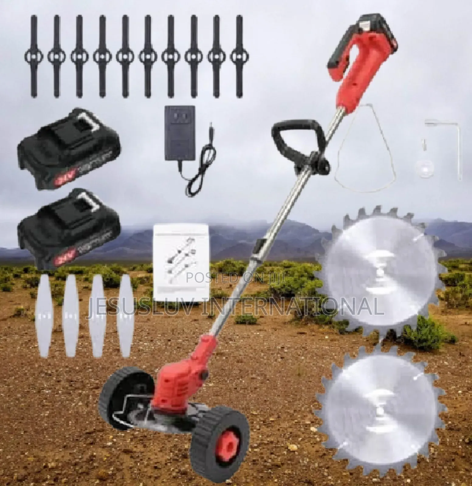 Electric Brush Cutter/ Grass Trimmer With 48v Two Batteries
