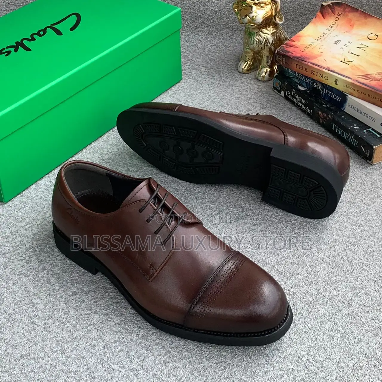Luxury Clarks Leather Corporate Shoes