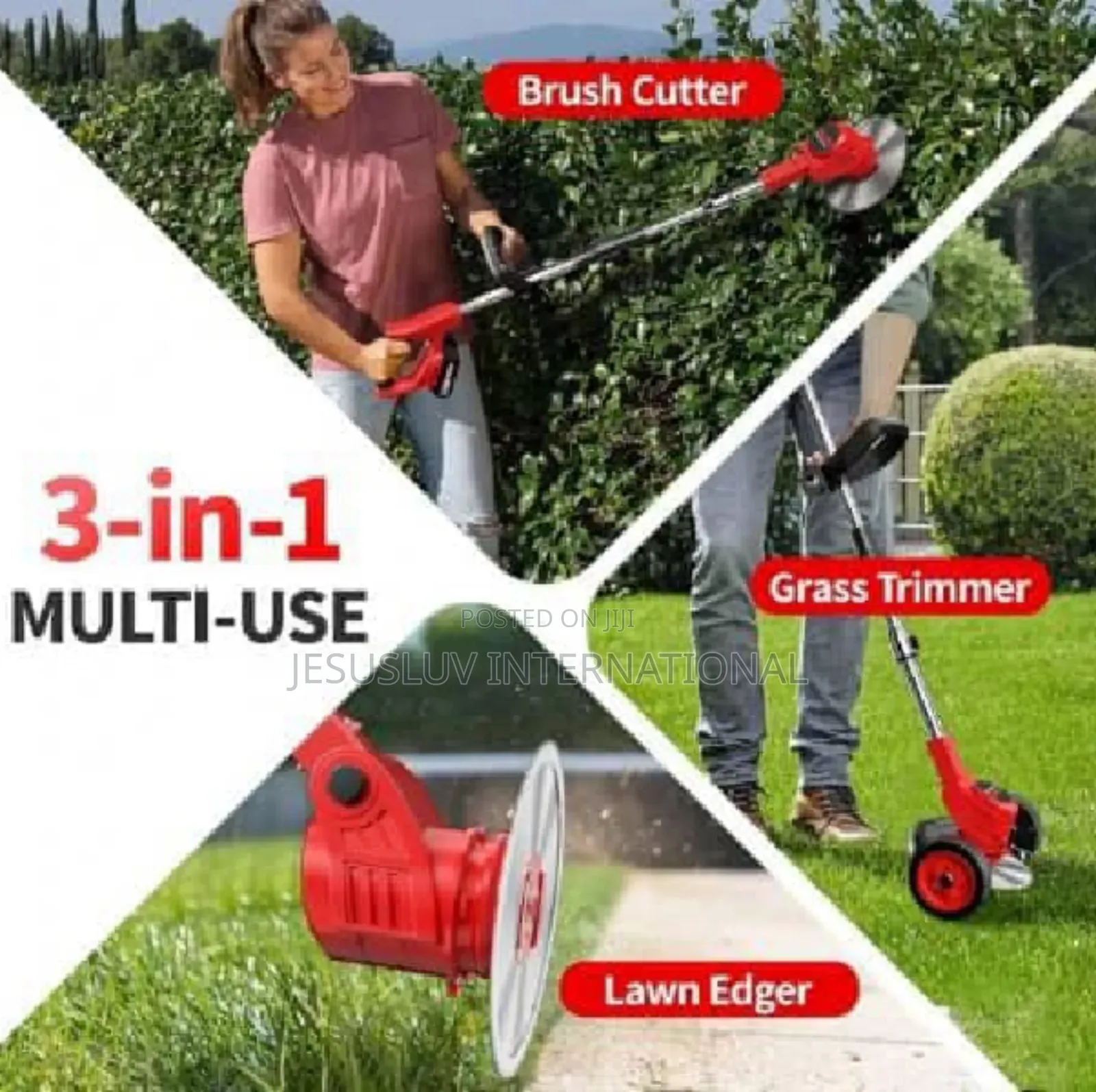 Grass Trimmer / Brush Cutter With 2 Batteries 48v