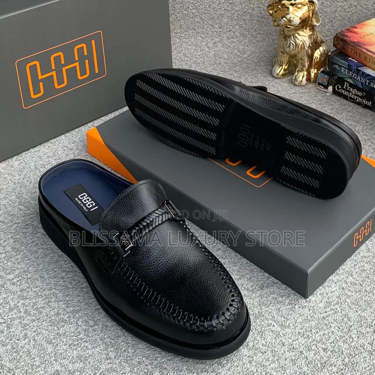 Luxury OGGI Leather Men’S Half Shoes