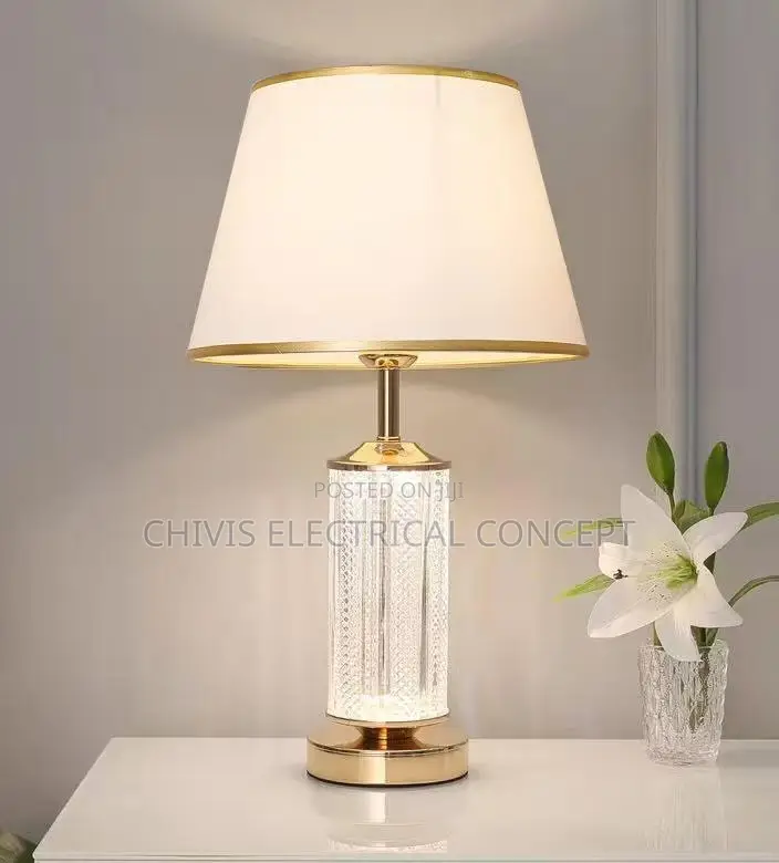 Modern Luxury Glass Table Lamp Simplicity American Designer