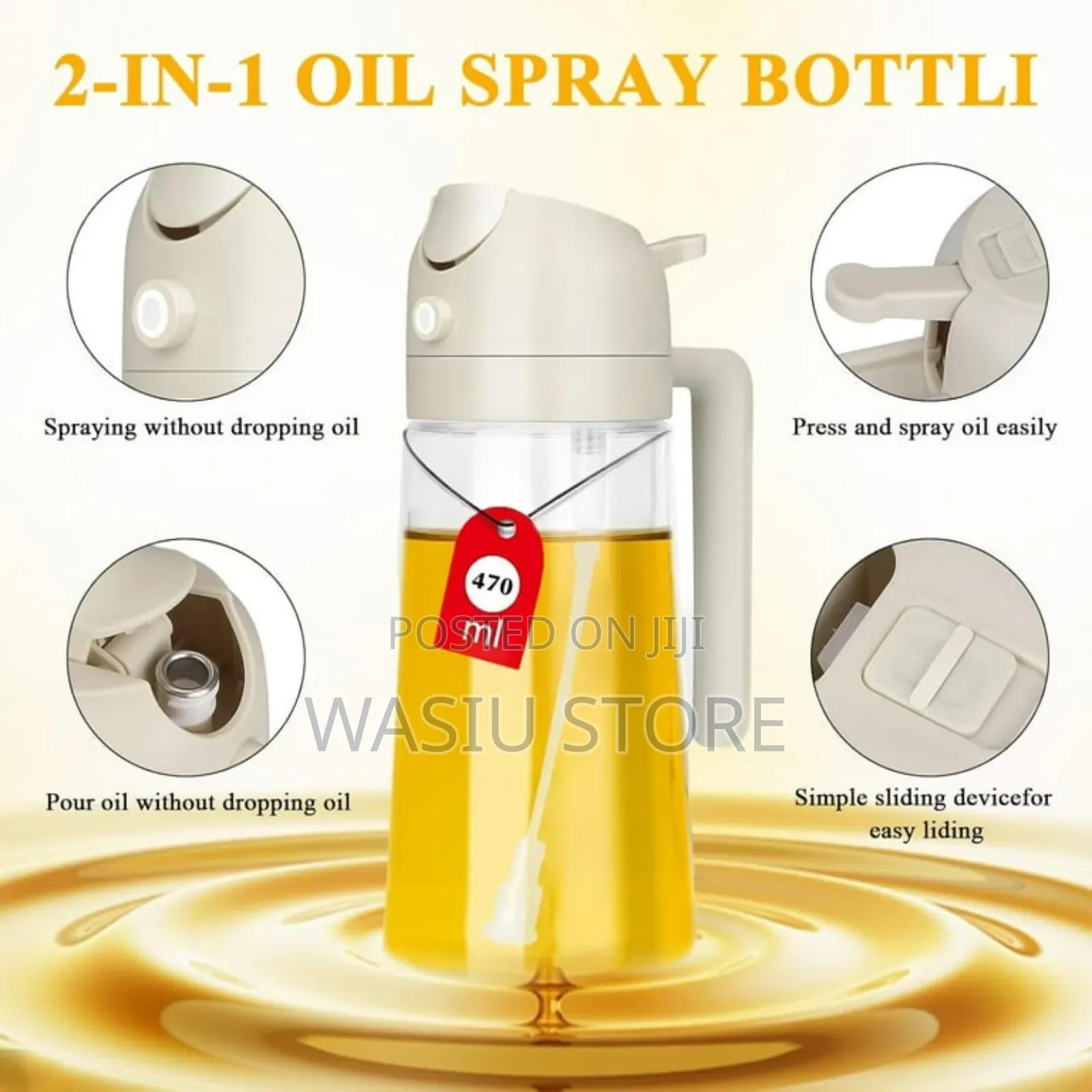 2 in 1 Oil Bottle Dispenser