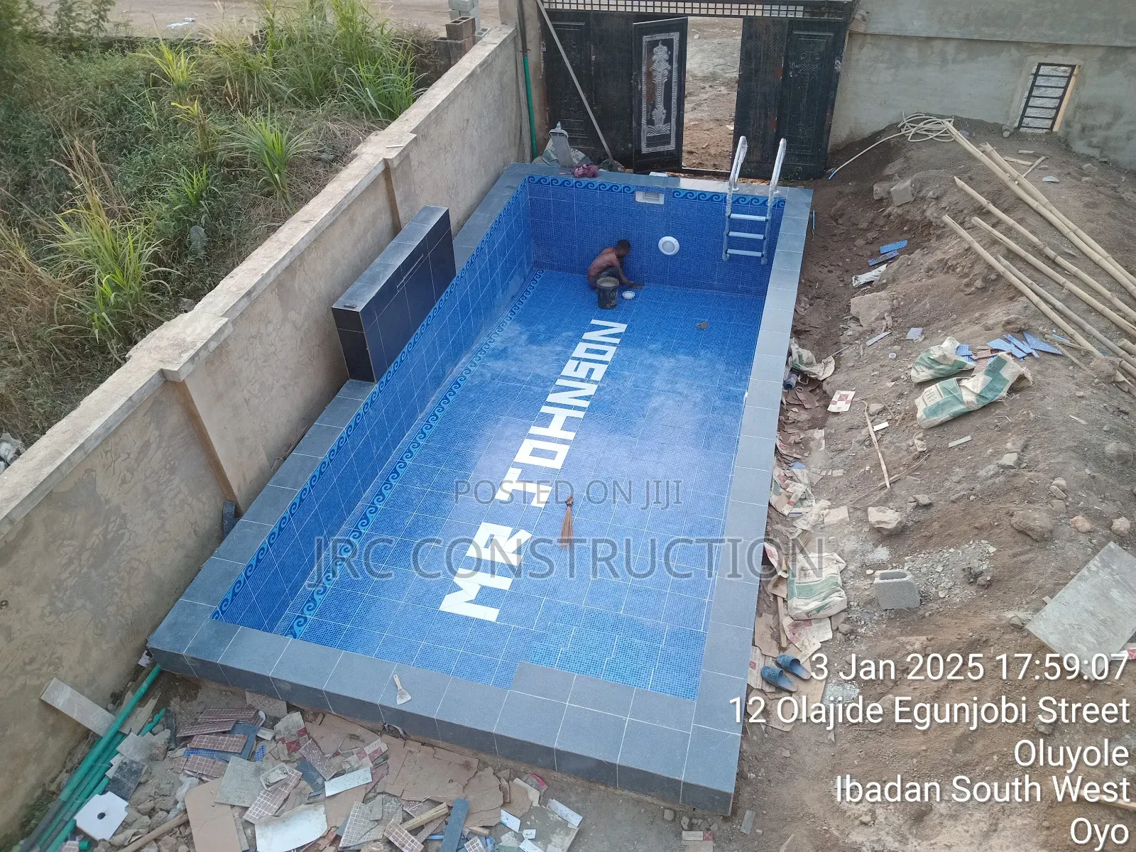 Construction of Swimming Pool