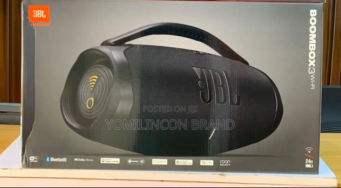 JBL Boombox 3 Wifi Wireless Bluetooth Streaming Portable