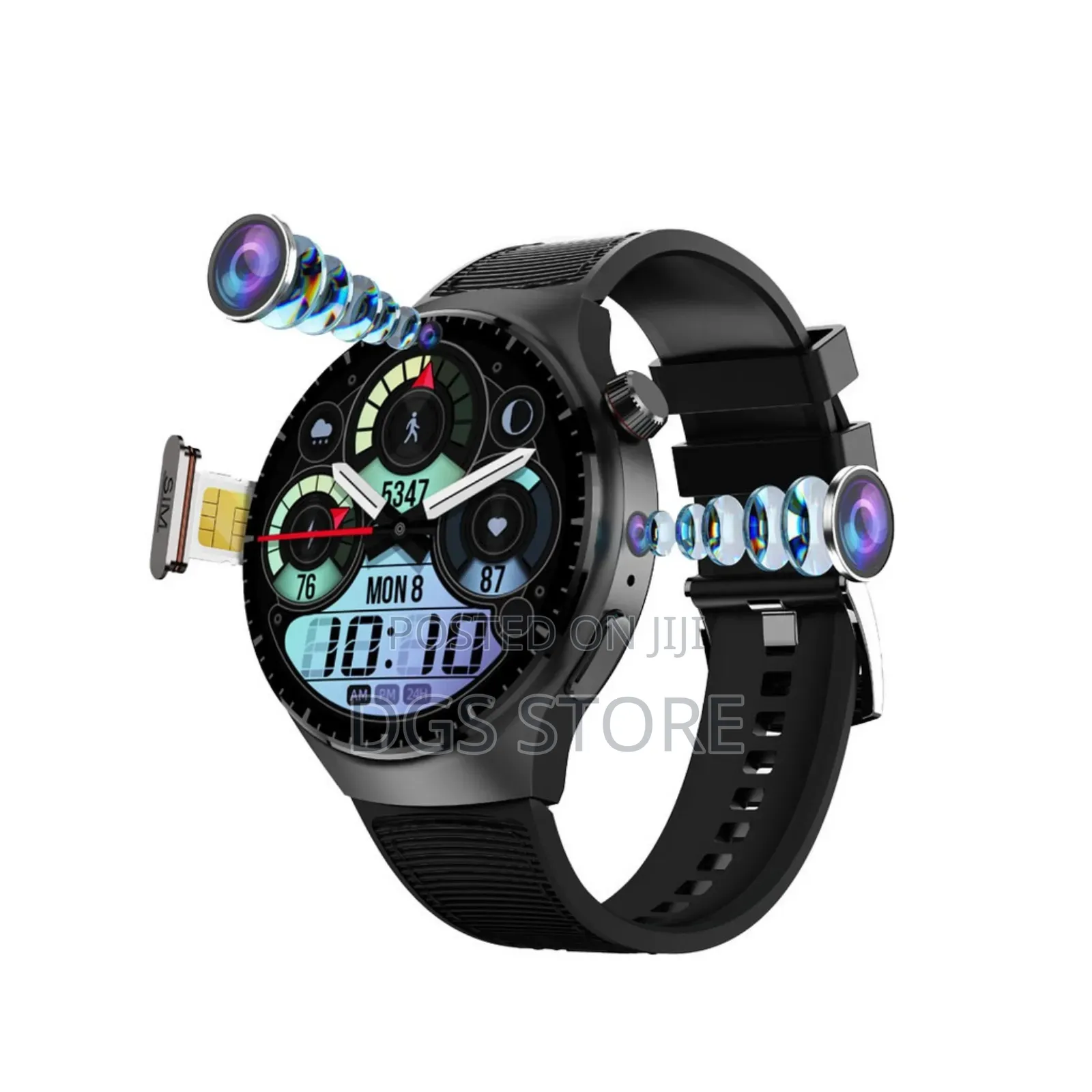 Porodo Vista 4G Cellular Video Smart Watch 