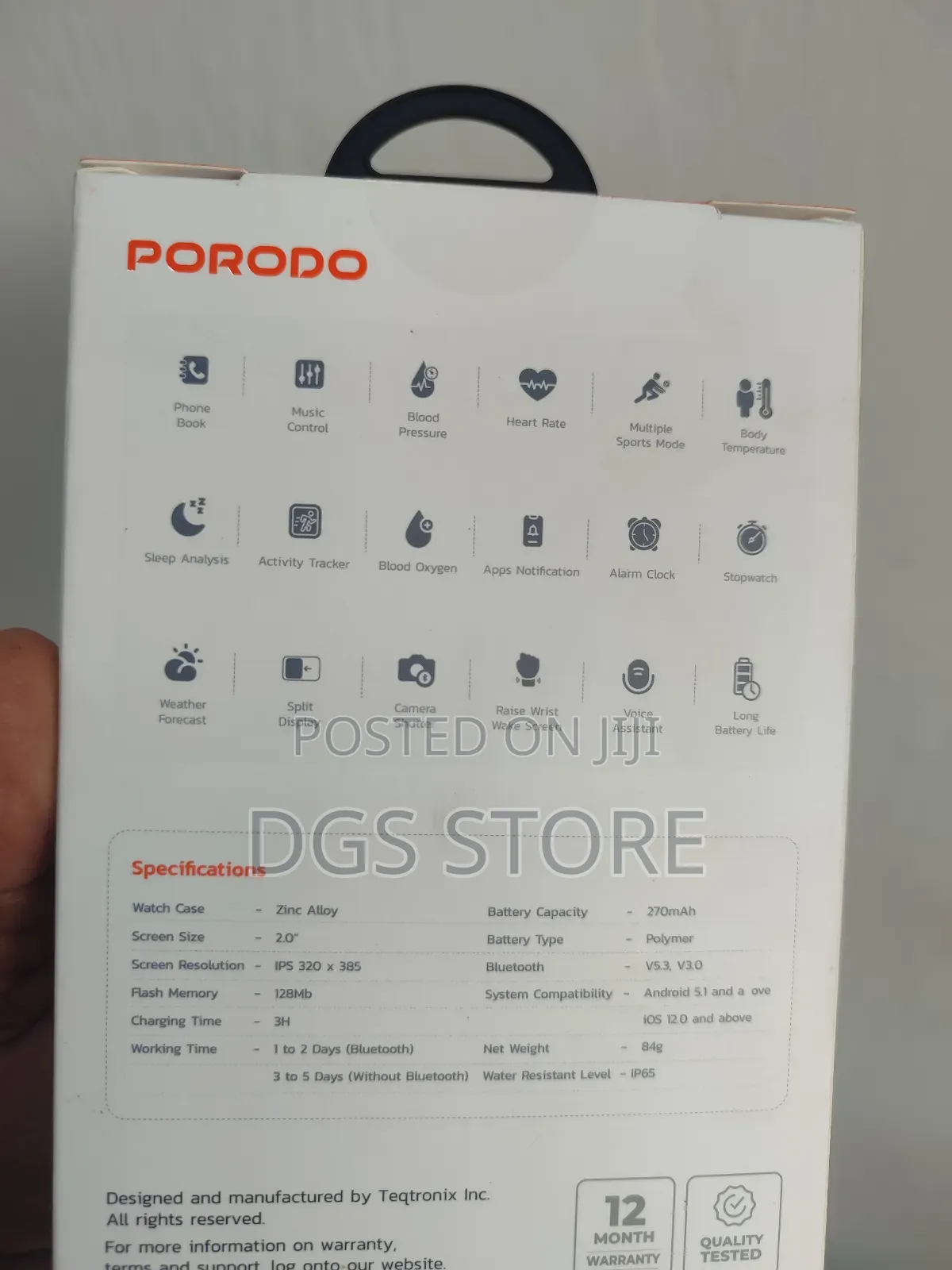 Porodo Magnifico 3 Smart Watch