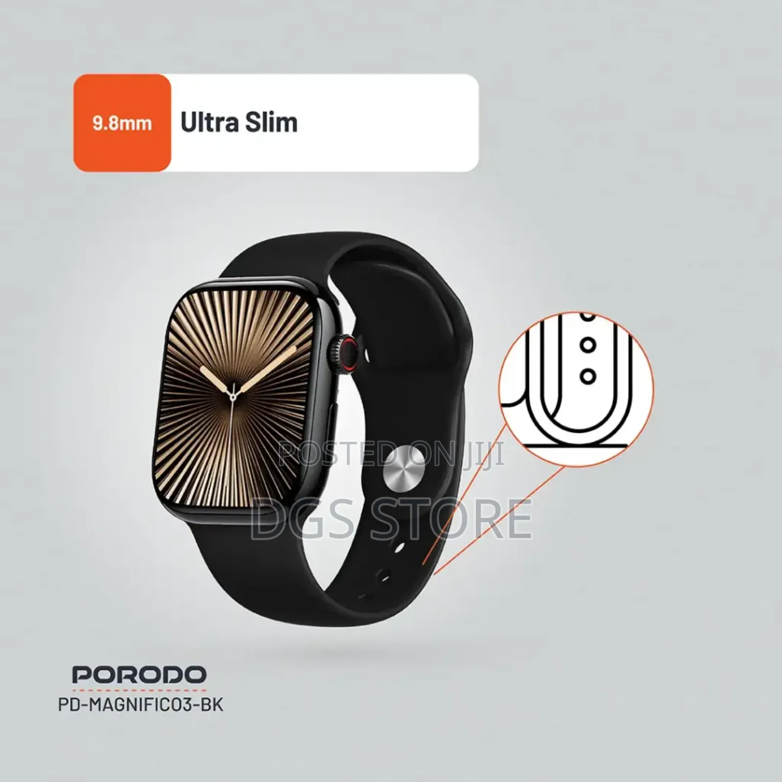 Porodo Magnifico 3 Smart Watch