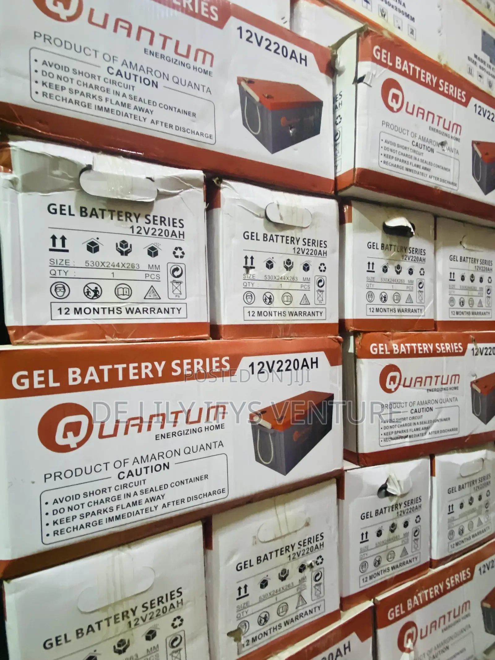 Quantum Gel Battery 220 Ah 12v