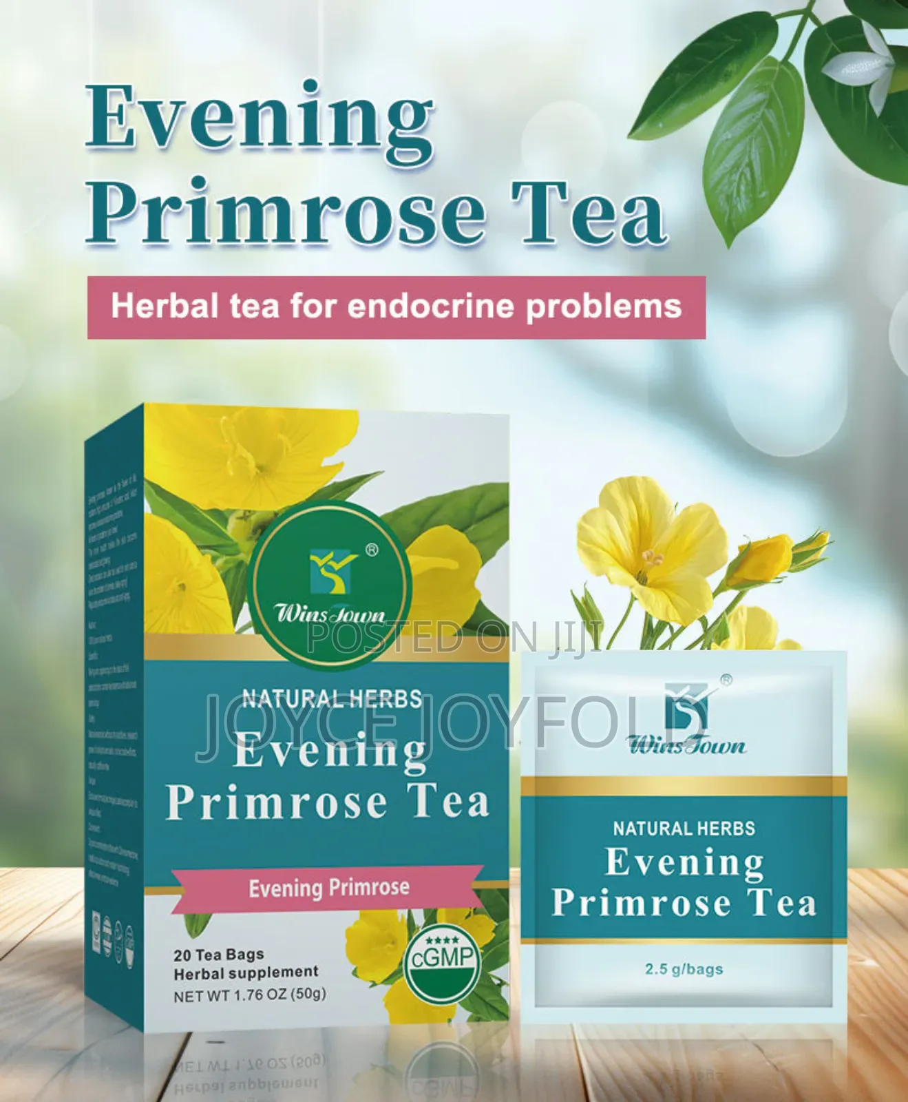 Evening Primrose Tea -Endocrine, Breast Pain, Hot Flashes,