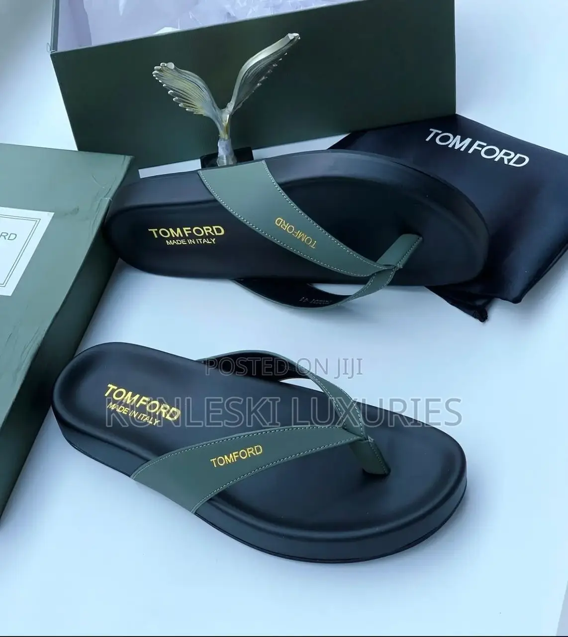 Tom Ford Slippers in 2 Color Ways