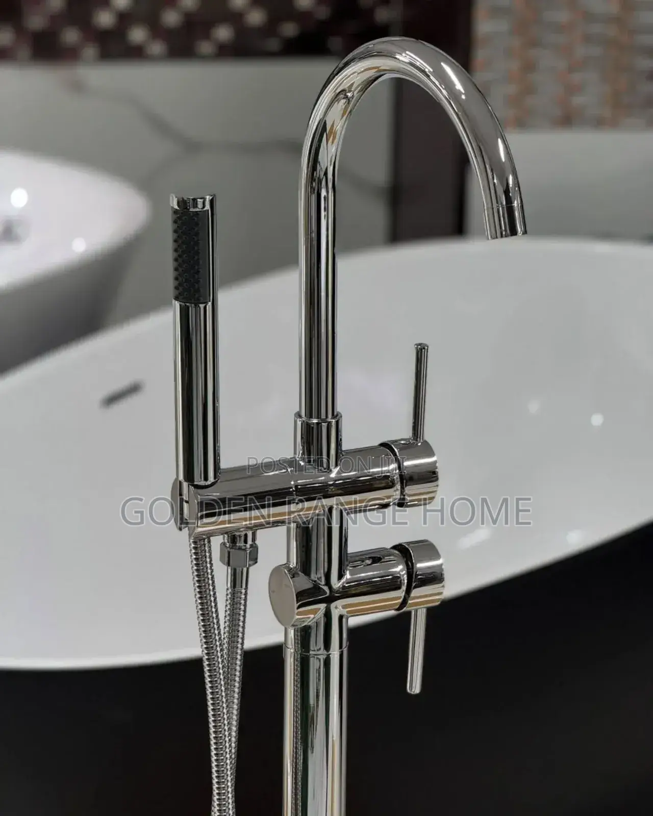Silver Non Rusty Free Stand Mixer Faucet