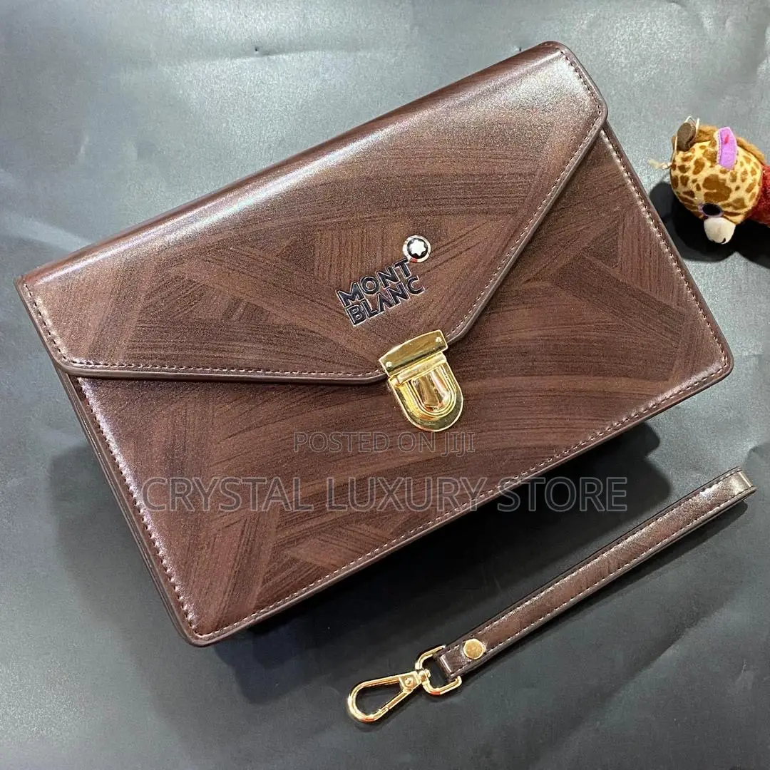 Mont Blanc Quality Luxury Genuine Leather Purse