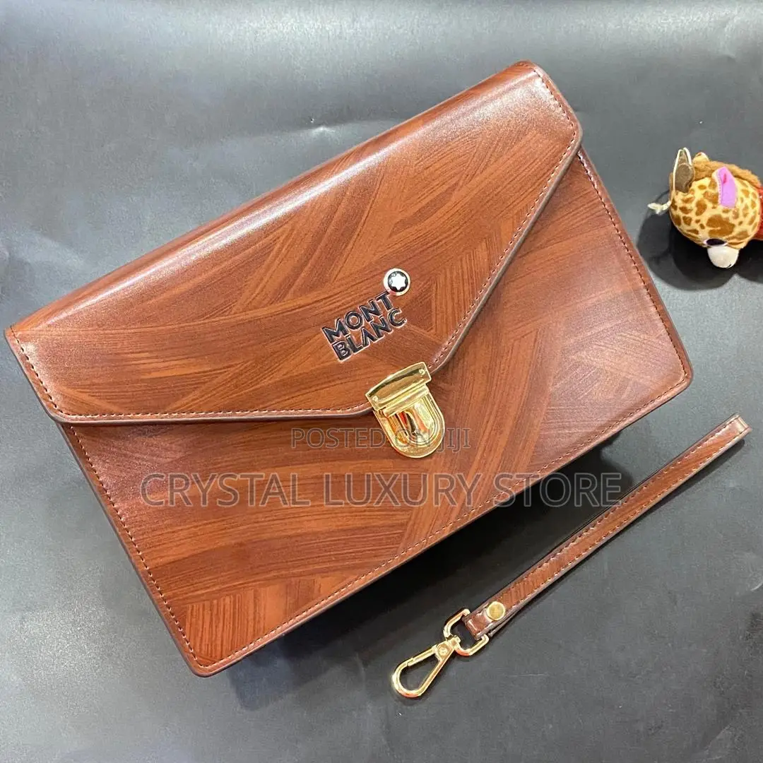 Mont Blanc Quality Luxury Genuine Leather Purse