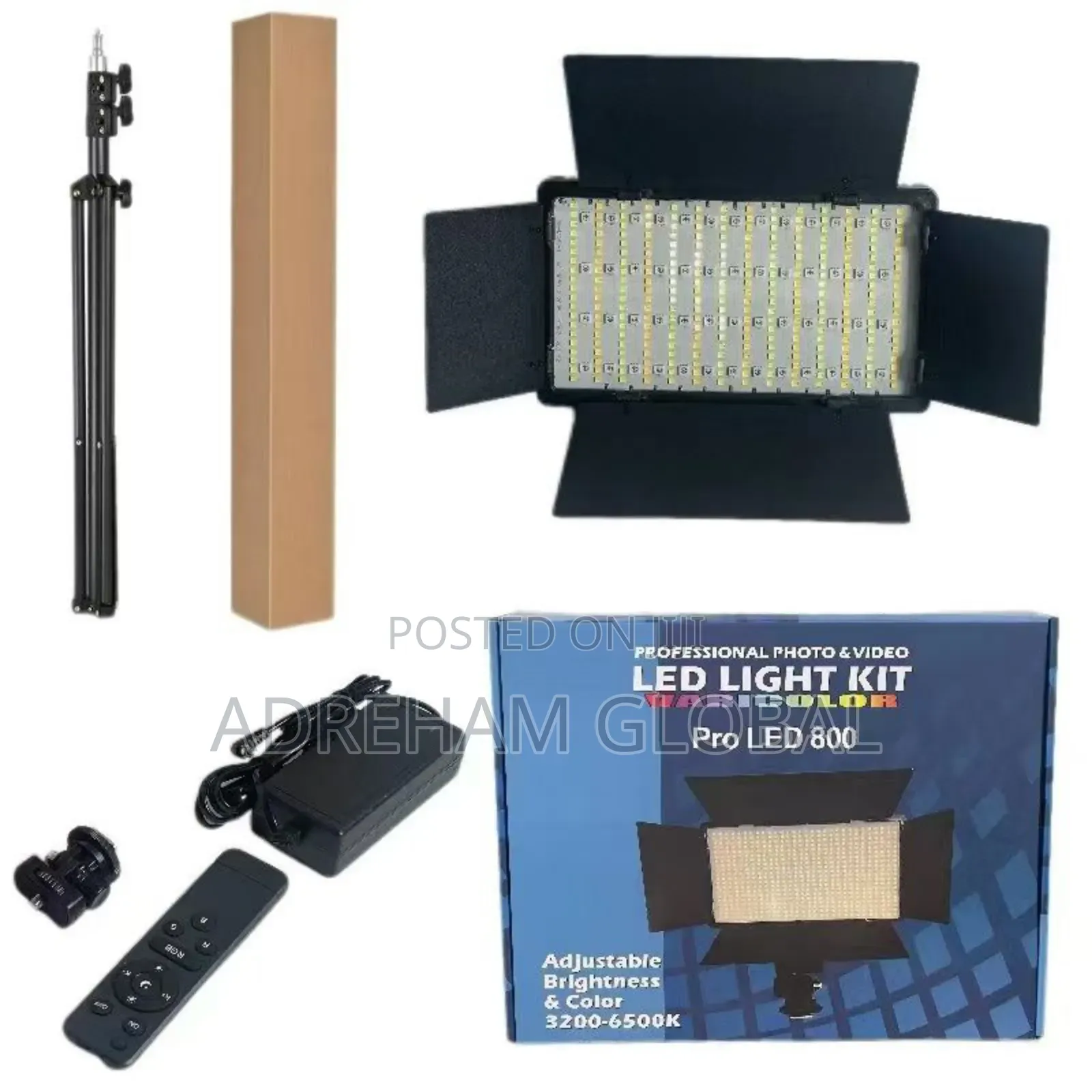 Led 800 Pro Light in Built Tripod Stand With Remote Control