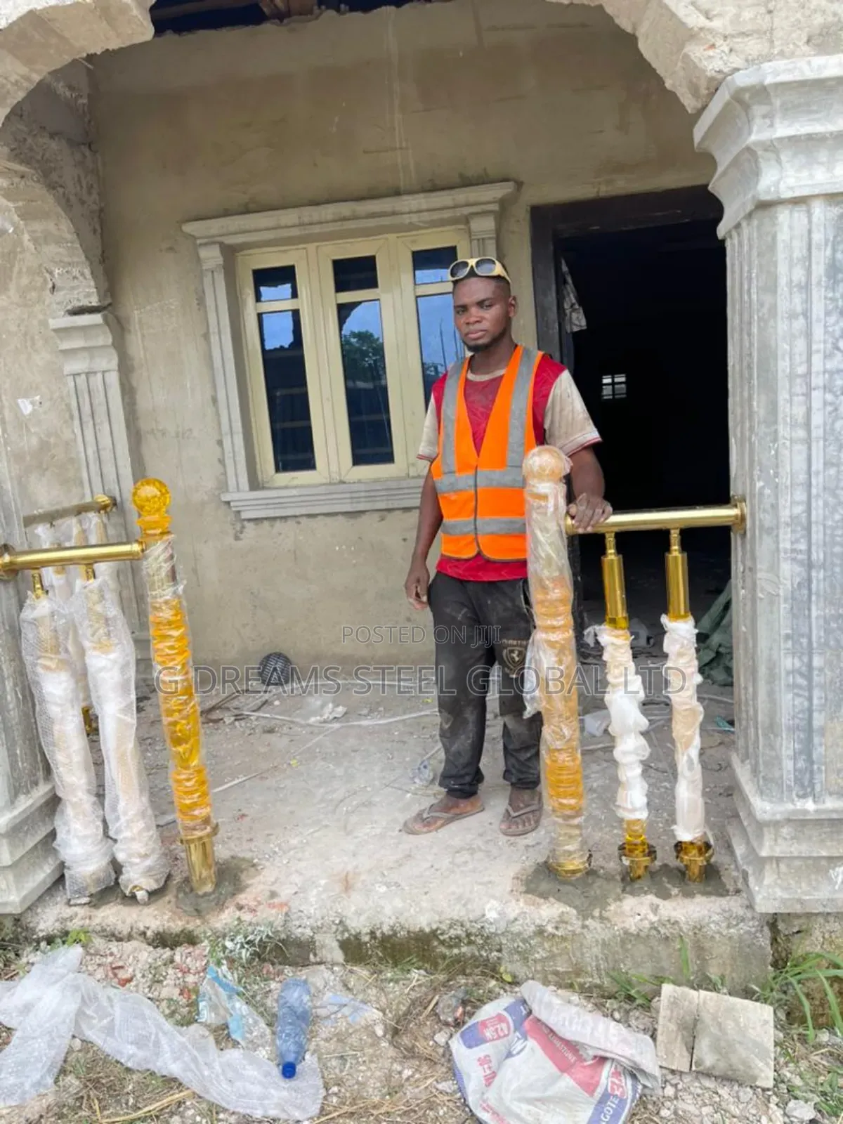 Gold Crystal Handrails