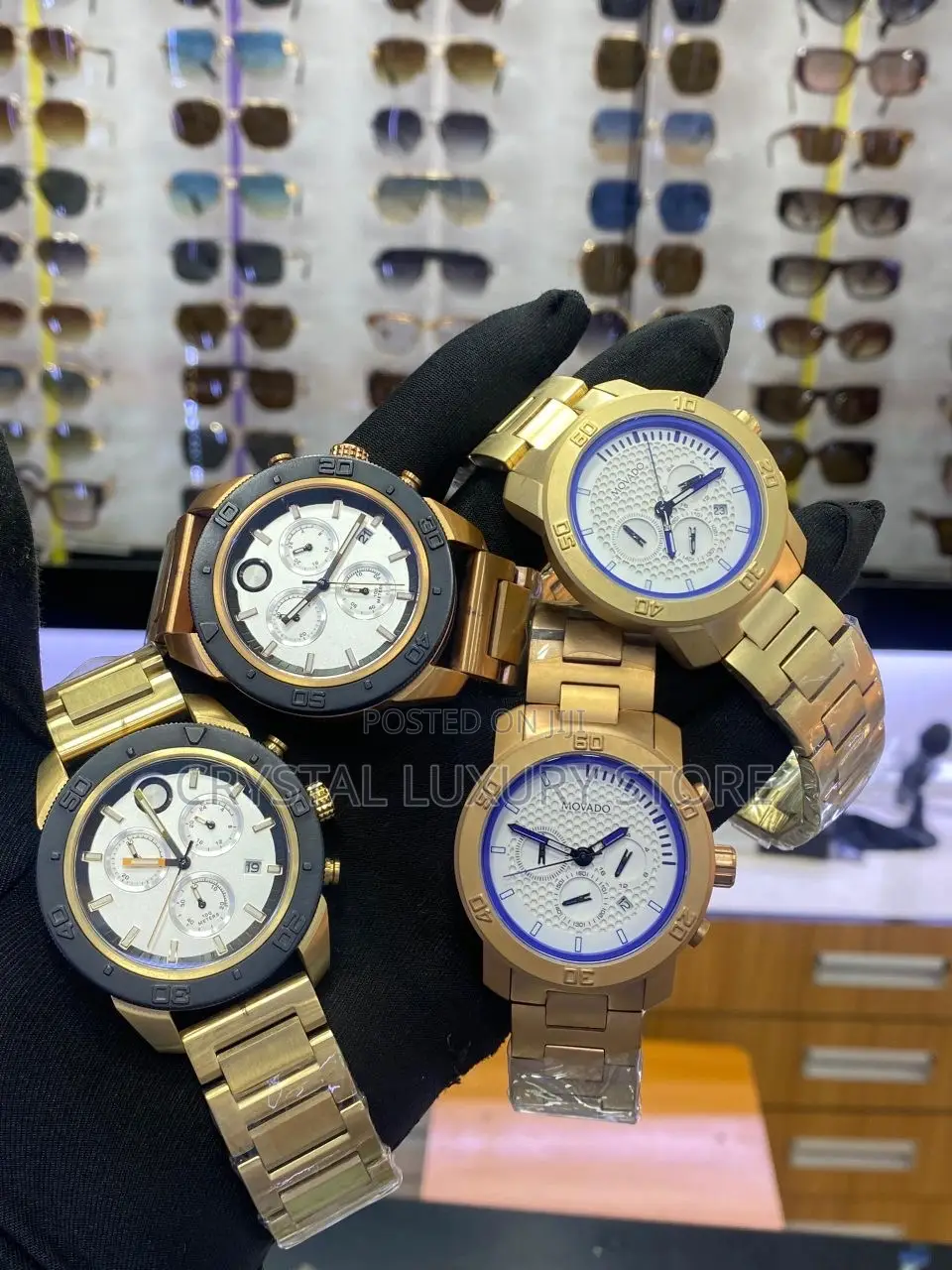 Movado Quality Men Chain Strap Wristwatch