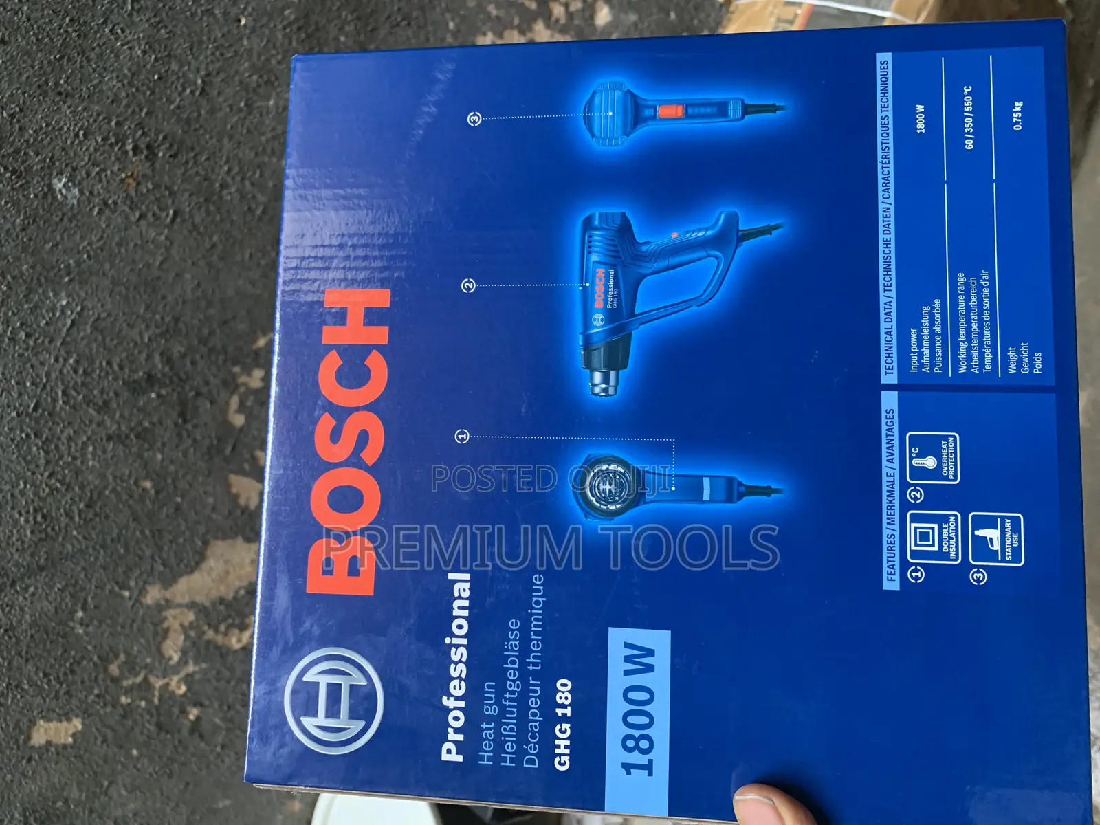 Professional Heat Gun 1800w