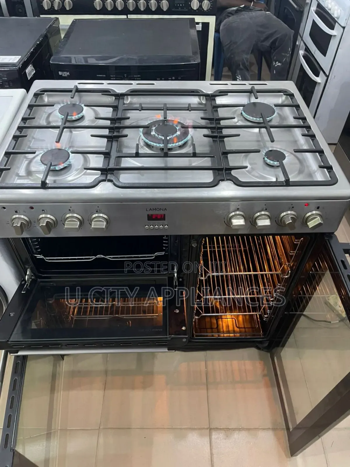5burner UK Used Gas Cooker