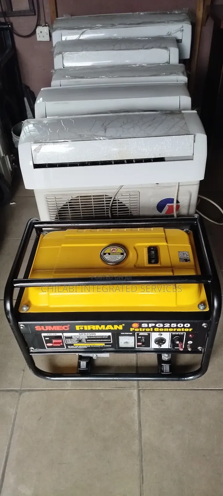 3 Weeks Old Almost New SUMEC FIRMAN SPG2500 2.5KVA Generator