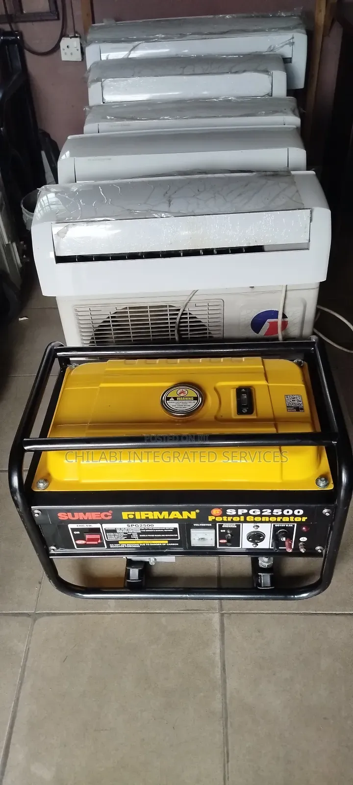3 Weeks Old Almost New SUMEC FIRMAN SPG2500 2.5KVA Generator