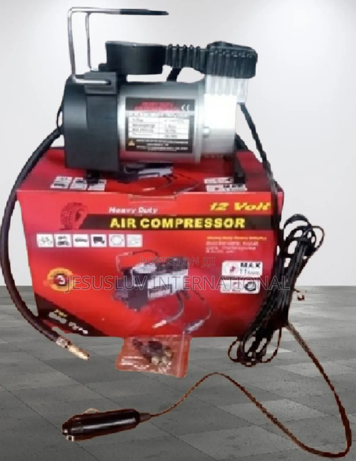 Dc 12v Tyre Inflator Pump With Pressure Gauge for Pumping