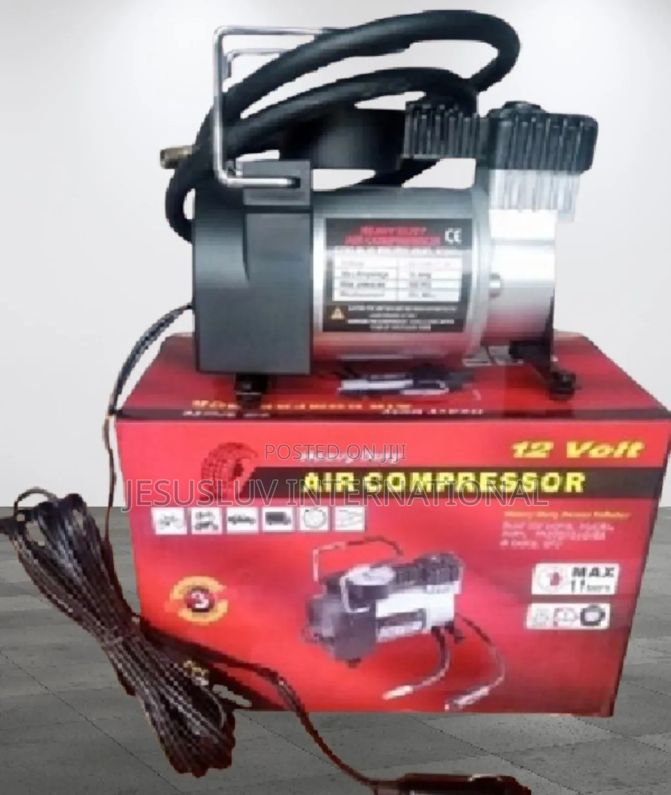 Dc 12v Tyre Inflator Pump With Pressure Gauge for Pumping